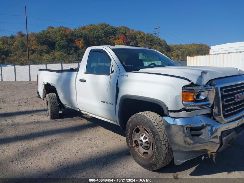 2016 GMC Sierra 2500Hd VIN: 1GT02REG6GZ307182 Lot: 40649454