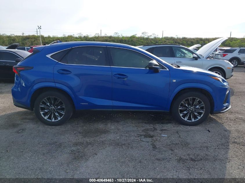 VIN JTJSJRDZ8M2154479 2021 Lexus NX, 300H F Sport B... no.12