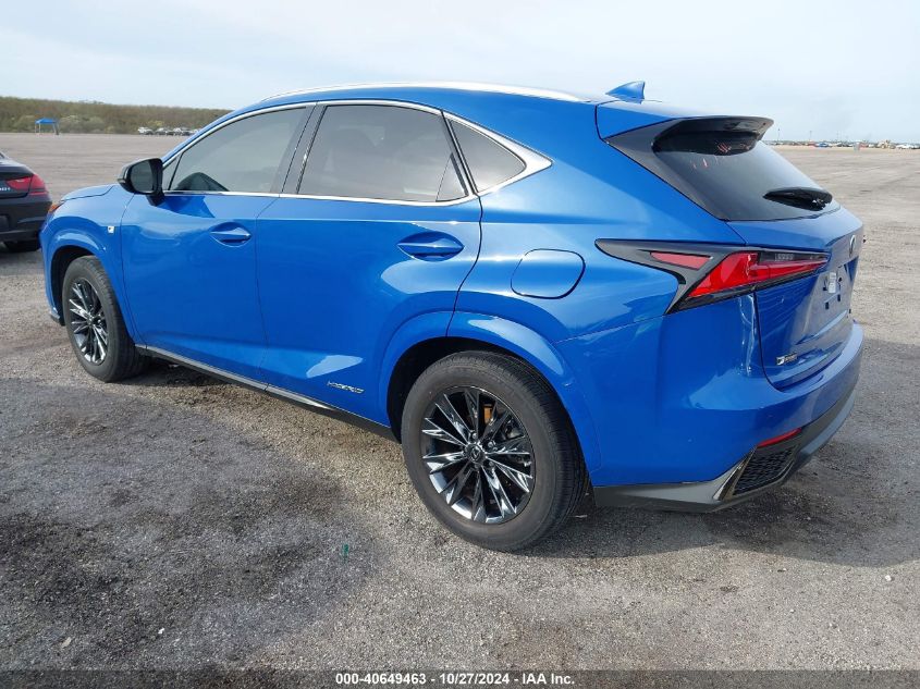 VIN JTJSJRDZ8M2154479 2021 Lexus NX, 300H F Sport B... no.3