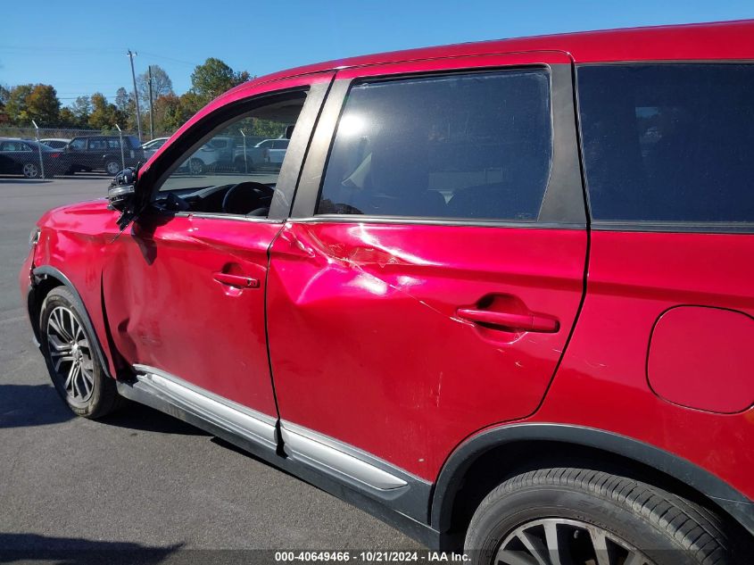 2017 Mitsubishi Outlander Se VIN: JA4AZ3A39HZ032368 Lot: 40649466