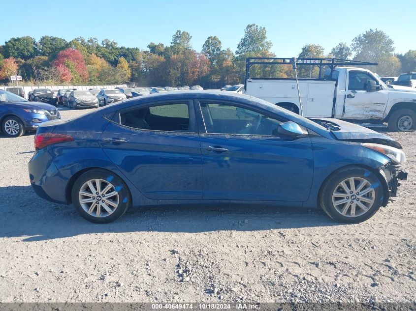 2015 Hyundai Elantra Se VIN: KMHDH4AE5FU387511 Lot: 40649474