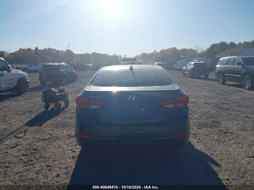 2015 Hyundai Elantra Se VIN: KMHDH4AE5FU387511 Lot: 40649474