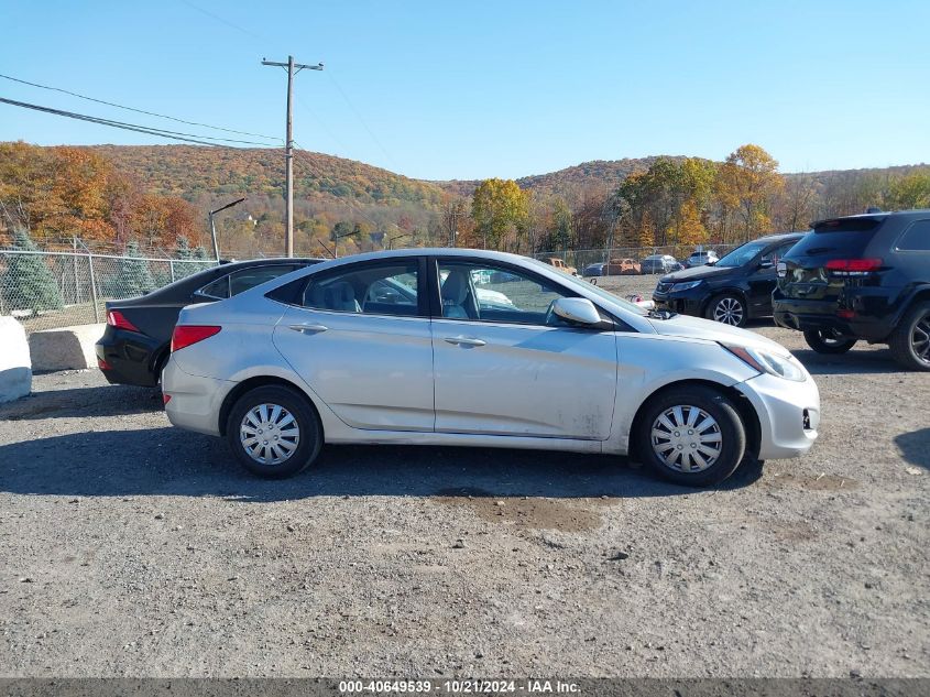 2012 Hyundai Accent Gls VIN: KMHCT4AE2CU157589 Lot: 40649539