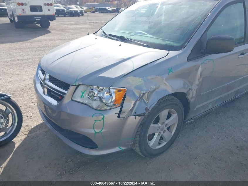 2014 Dodge Grand Caravan Se VIN: 2C4RDGBG3ER152009 Lot: 40649567