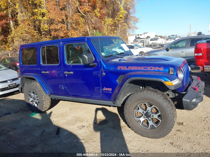 2019 Jeep Wrangler Unlimited Rubicon 4X4 VIN: 1C4HJXFG3KA8S7419 Lot: 40649614