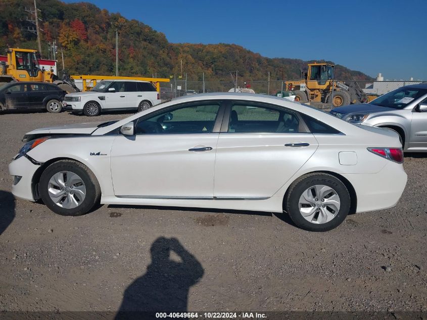 2014 Hyundai Sonata Hybrid VIN: KMHEC4A46EA117665 Lot: 40649664