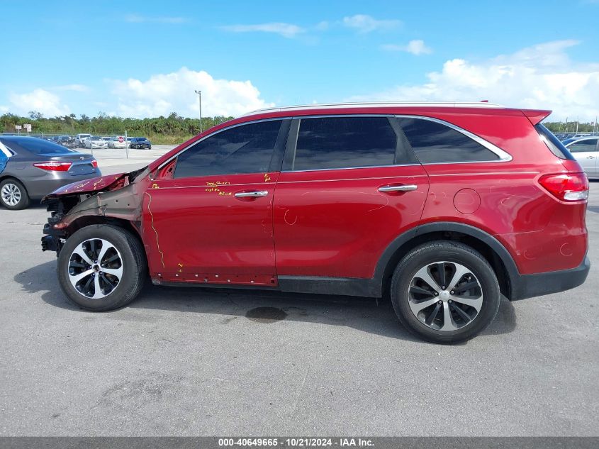 2017 Kia Sorento Ex VIN: 5XYPH4A18HG242398 Lot: 40649665