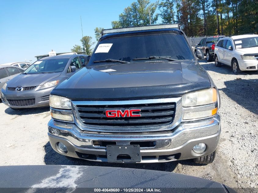 2006 GMC Sierra 1500Hd Sle1 VIN: 1GTGK13U76F126617 Lot: 40649680