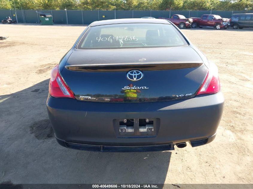 2005 Toyota Camry Solara Se Sport V6 VIN: 4T1CA38P75U050290 Lot: 40649686