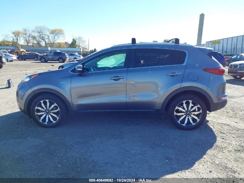 2017 Kia Sportage Ex VIN: KNDPNCAC4H7230850 Lot: 40649692