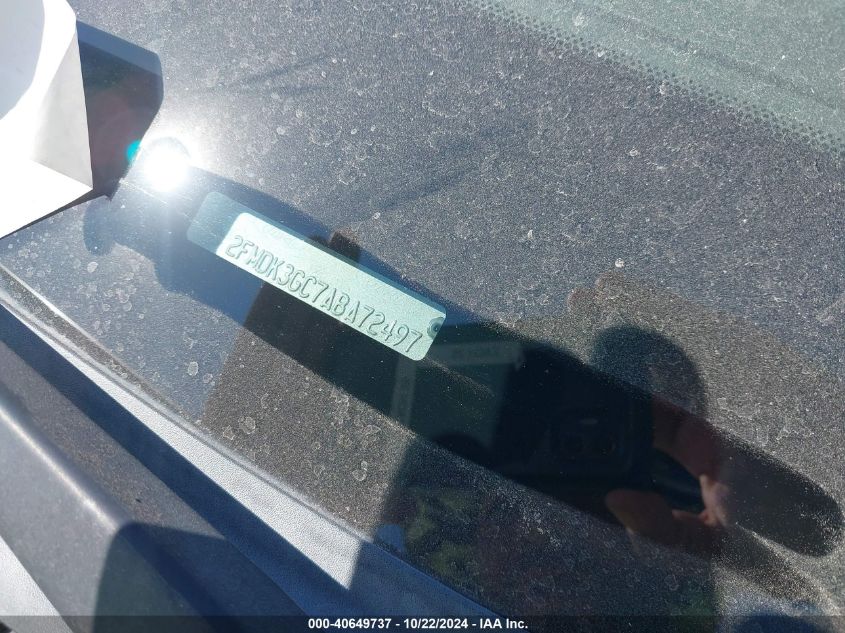 2010 Ford Edge Se VIN: 2FMDK3GC7ABA72497 Lot: 40649737