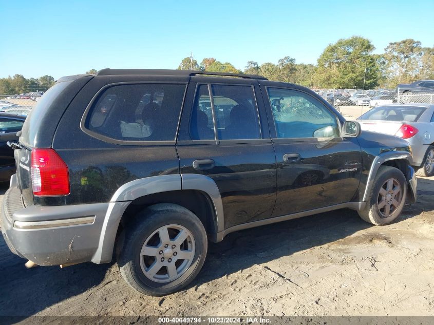 2006 Isuzu Ascender S VIN: 4NUDS13S362700756 Lot: 40649794