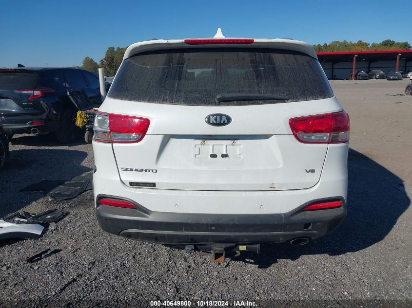 2016 Kia Sorento 3.3L Lx VIN: 5XYPGDA50GG136693 Lot: 40649800