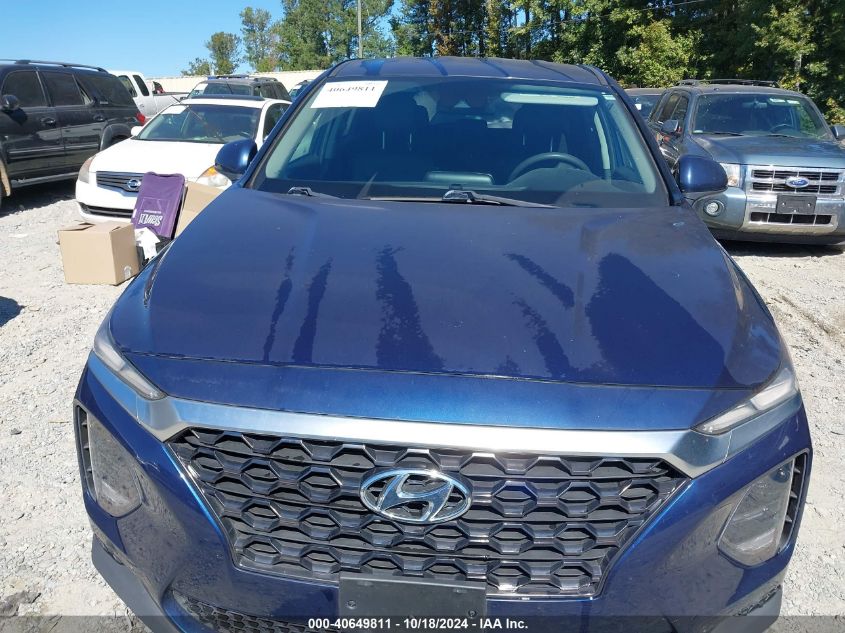 2019 Hyundai Santa Fe Se VIN: 5NMS23AD1KH028611 Lot: 40649811