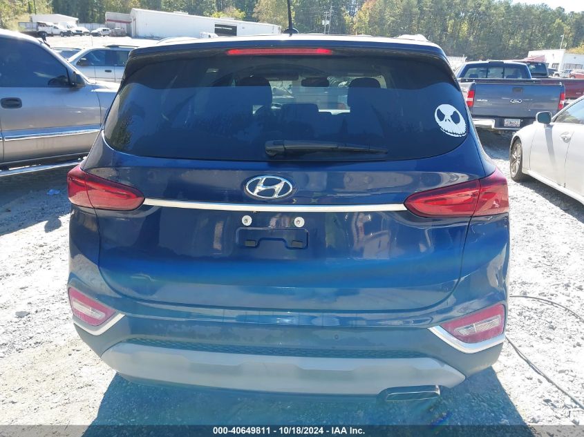 2019 Hyundai Santa Fe Se VIN: 5NMS23AD1KH028611 Lot: 40649811