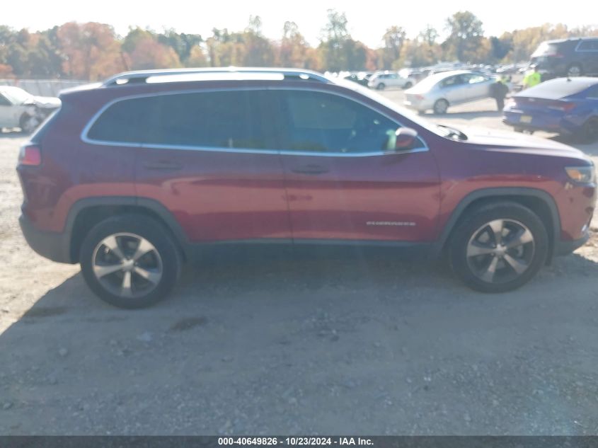 2019 Jeep Cherokee Limited 4X4 VIN: 1C4PJMDX7KD161726 Lot: 40649826