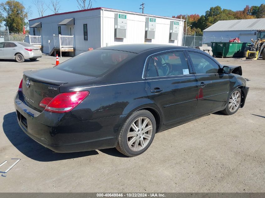 2007 Toyota Avalon Limited VIN: 4T1BK36B57U193841 Lot: 40649846