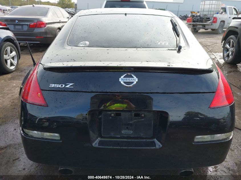 2004 Nissan 350Z Enthusiast VIN: JN1AZ34D74T150929 Lot: 40649874