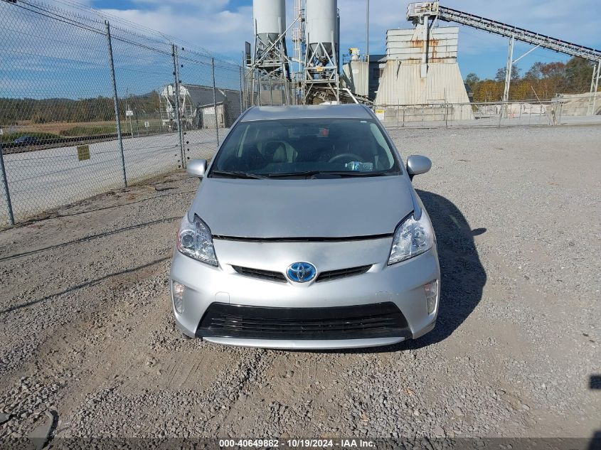 2013 Toyota Prius Two VIN: JTDKN3DU9D0352556 Lot: 40649882