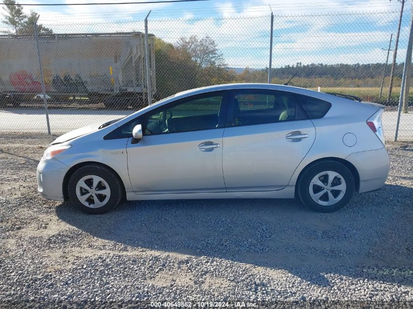 2013 Toyota Prius Two VIN: JTDKN3DU9D0352556 Lot: 40649882