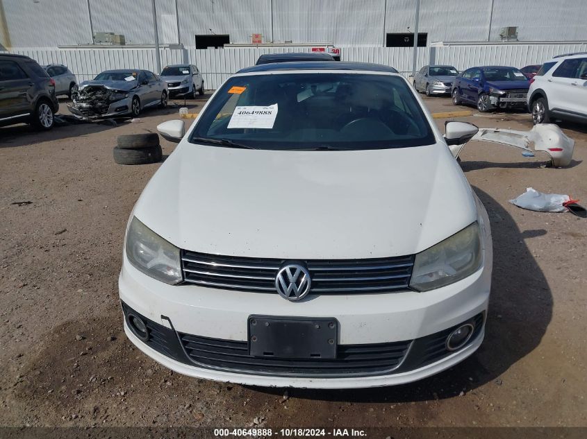 2012 Volkswagen Eos Komfort VIN: WVWBW7AH6CV001634 Lot: 40649888