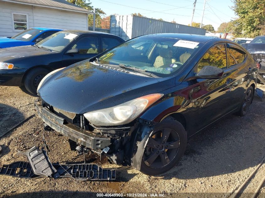 2013 Hyundai Elantra Gls VIN: 5NPDH4AE1DH411217 Lot: 40649903