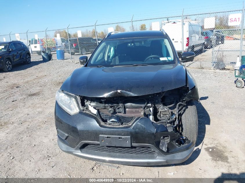 2015 Nissan Rogue Sv VIN: KNMAT2MV6FP586099 Lot: 40649939