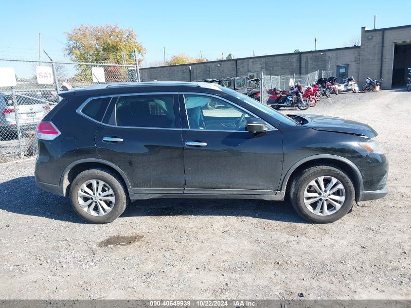 2015 Nissan Rogue Sv VIN: KNMAT2MV6FP586099 Lot: 40649939