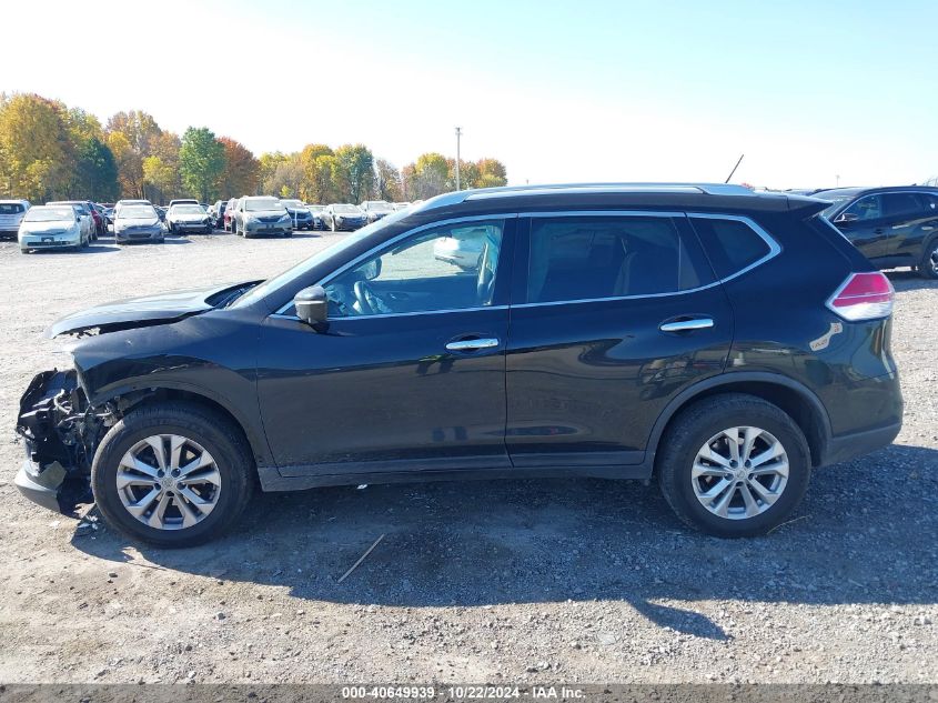 2015 Nissan Rogue Sv VIN: KNMAT2MV6FP586099 Lot: 40649939