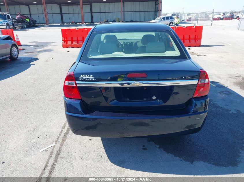 2007 Chevrolet Malibu Ls VIN: 1G1ZS58F77F189205 Lot: 40649965