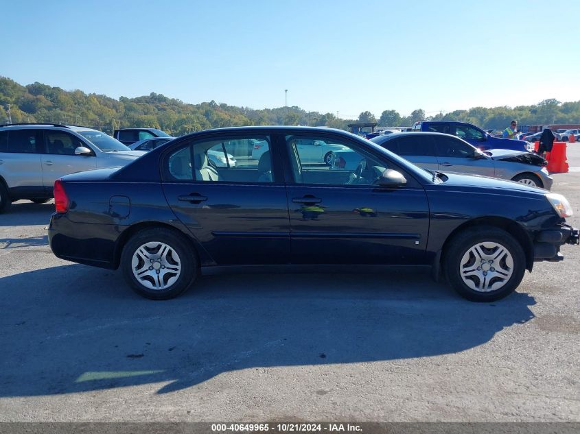 2007 Chevrolet Malibu Ls VIN: 1G1ZS58F77F189205 Lot: 40649965