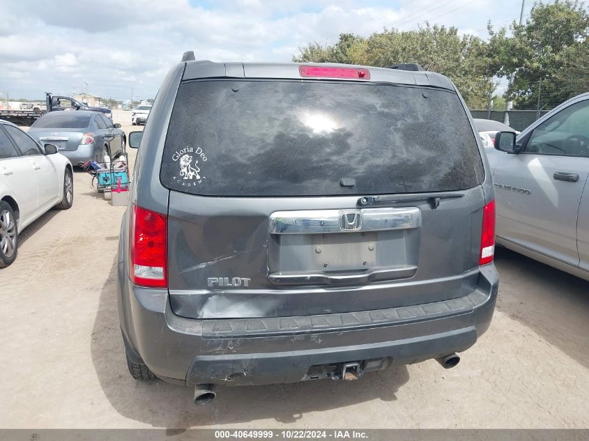 2011 Honda Pilot Ex-L VIN: 5FNYF3H78BB007836 Lot: 40649999