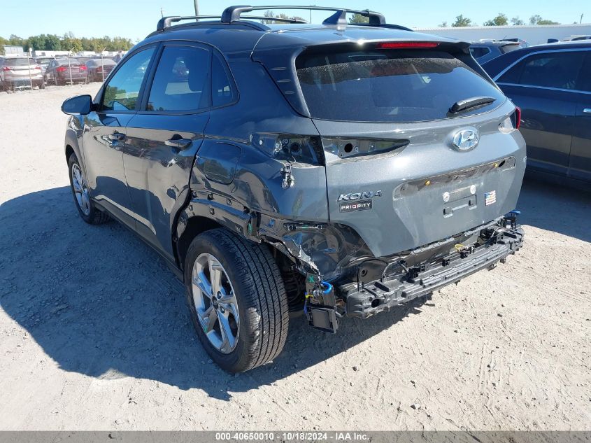 2023 Hyundai Kona Sel VIN: KM8K3CAB7PU048708 Lot: 40650010