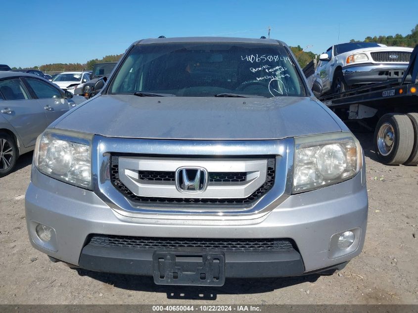 2010 Honda Pilot Ex-L VIN: 5FNYF4H63AB033207 Lot: 40650044