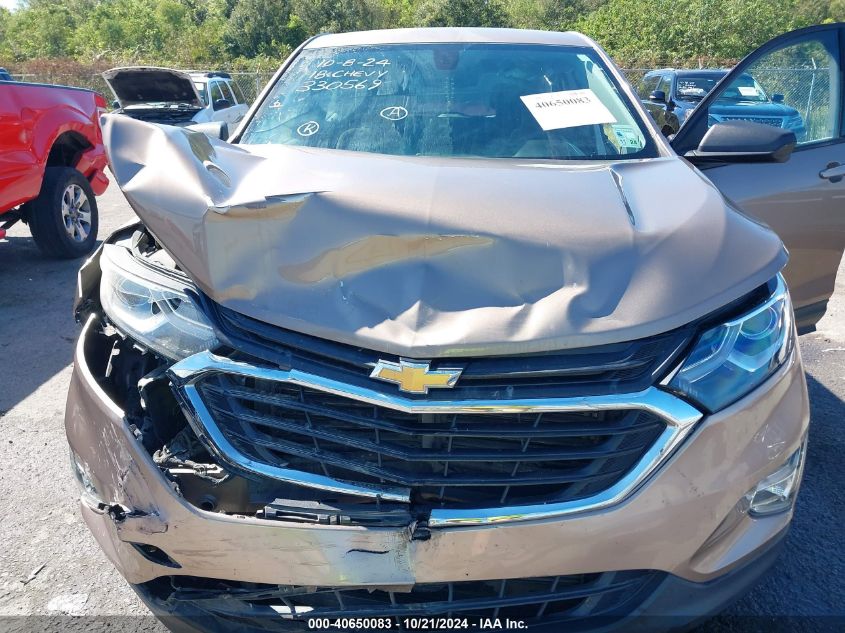 2018 Chevrolet Equinox Ls VIN: 3GNAXHEV7JL330569 Lot: 40650083