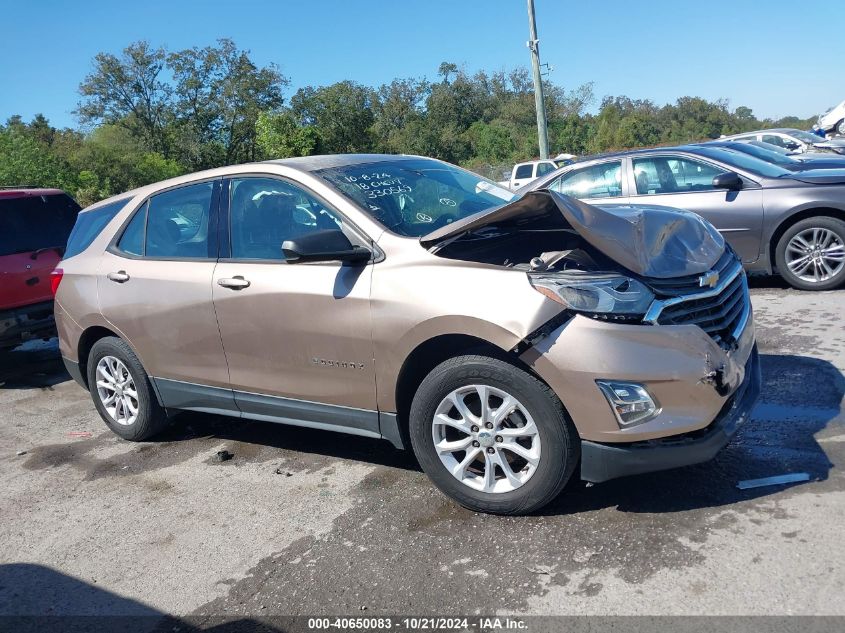 2018 Chevrolet Equinox Ls VIN: 3GNAXHEV7JL330569 Lot: 40650083