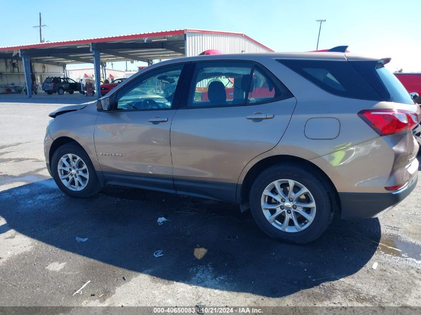 2018 Chevrolet Equinox Ls VIN: 3GNAXHEV7JL330569 Lot: 40650083