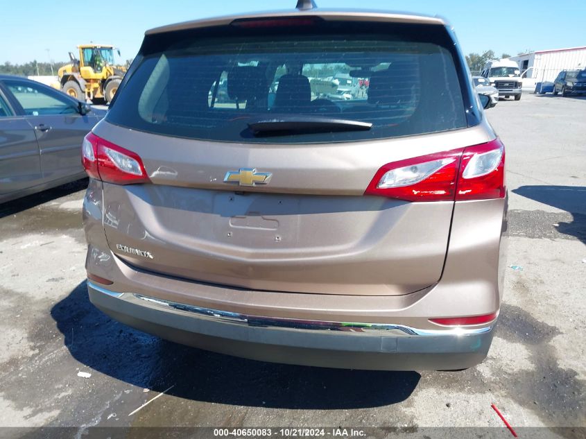 2018 Chevrolet Equinox Ls VIN: 3GNAXHEV7JL330569 Lot: 40650083