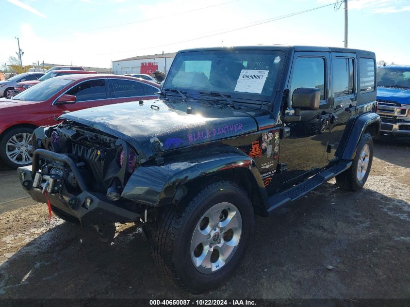 2015 Jeep Wrangler Unlimited Sahara VIN: 1C4BJWEG9FL713162 Lot: 40650087