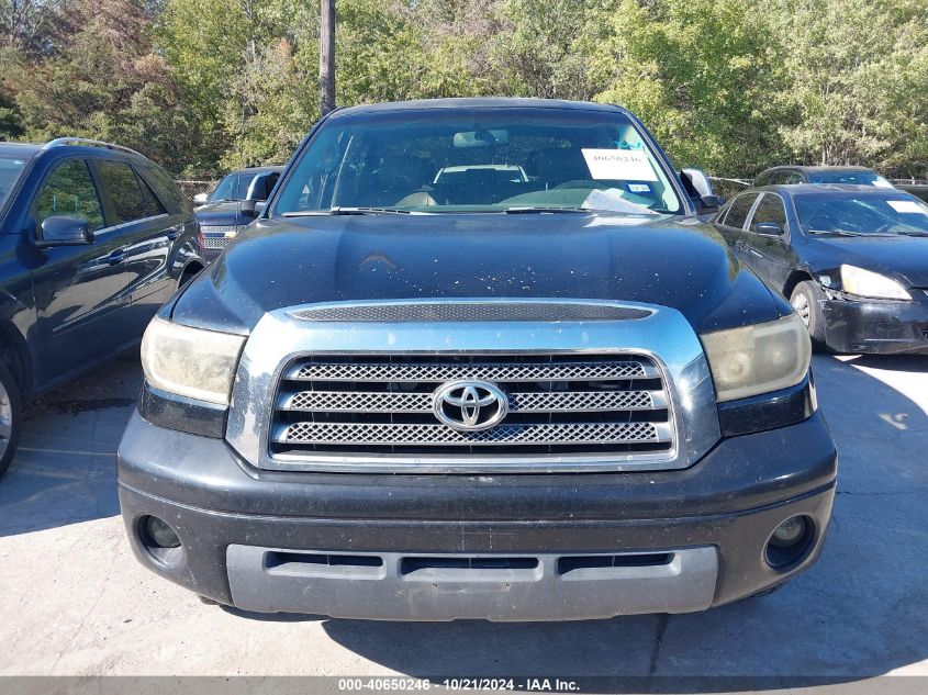 2007 Toyota Tundra Limited 5.7L V8 VIN: 5TBEV58117S456414 Lot: 40650246