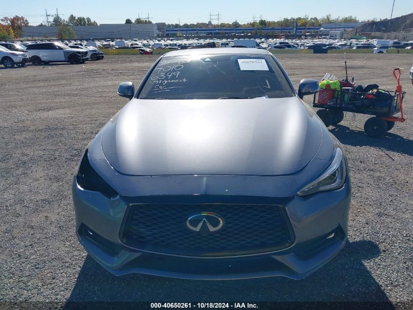 2019 Infiniti Q60 3.0T Luxe VIN: JN1EV7ELXKM291186 Lot: 40650261