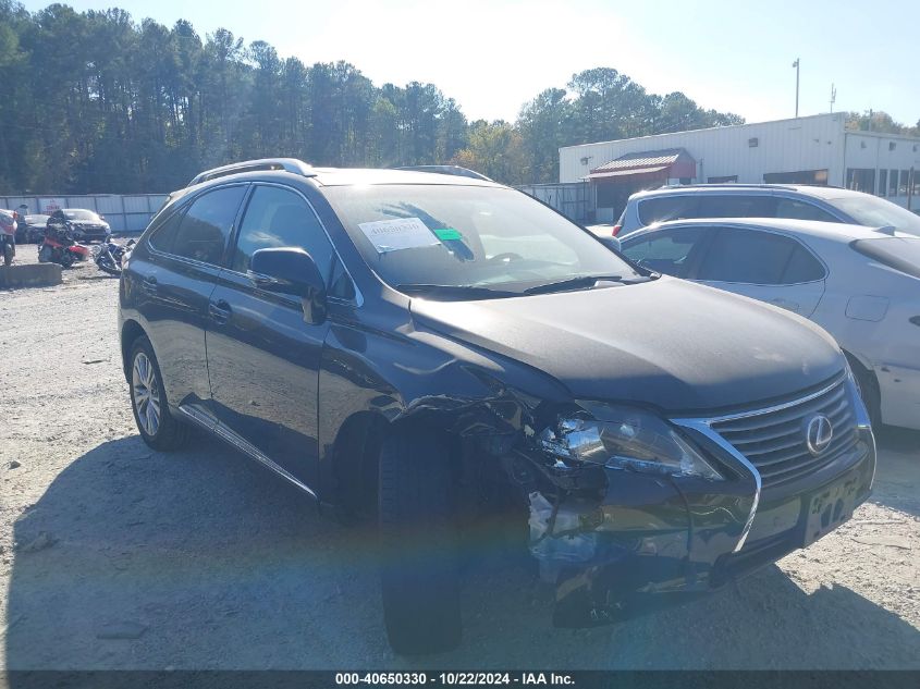 2013 Lexus Rx 450H VIN: JTJBC1BA4D2436286 Lot: 40650330