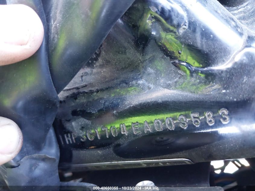 1984 Honda Vf1100 S VIN: 1HFSC1704EA003583 Lot: 40650355