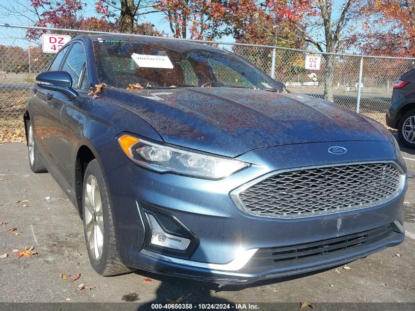 VIN 3FA6P0SU7KR185307 2019 Ford Fusion, Energi Tita... no.1