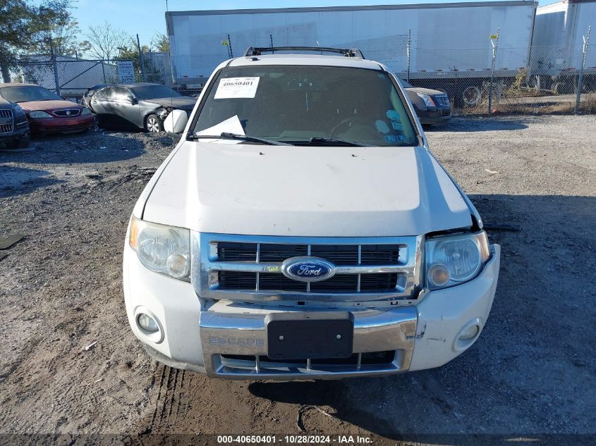 2012 Ford Escape Limited VIN: 1FMCU9EGXCKA57130 Lot: 40650401