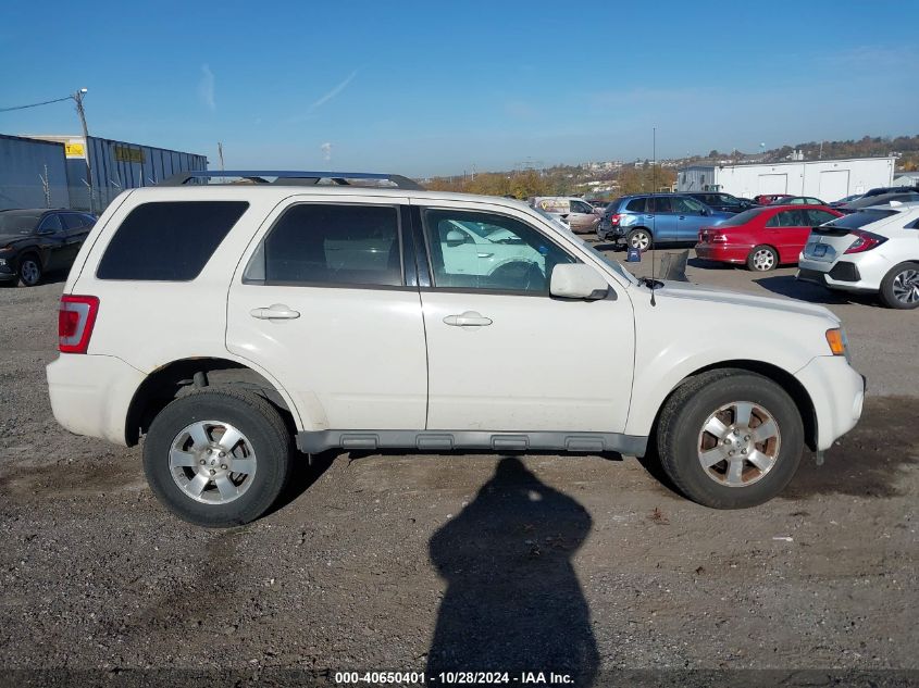 2012 Ford Escape Limited VIN: 1FMCU9EGXCKA57130 Lot: 40650401