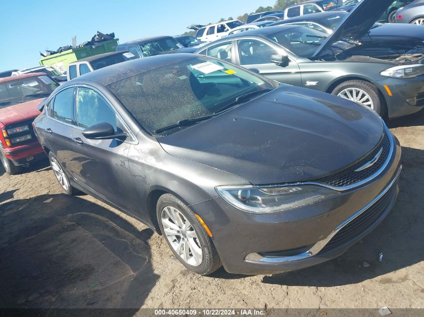 2015 Chrysler 200 Limited VIN: 1C3CCCAB1FN604212 Lot: 40650409