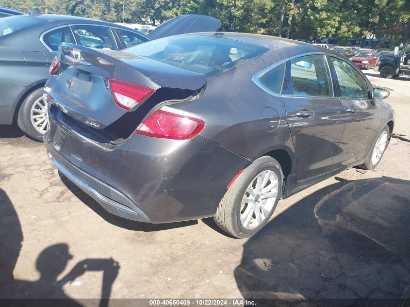 2015 CHRYSLER 200 LIMITED - 1C3CCCAB1FN604212