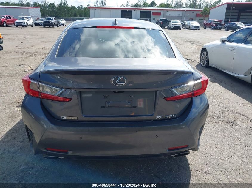 2015 Lexus Rc 350 VIN: JTHHE5BC0F5002348 Lot: 40650441