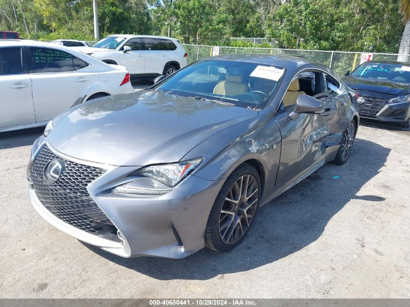 VIN JTHHE5BC0F5002348 2015 Lexus RC, 350 no.2